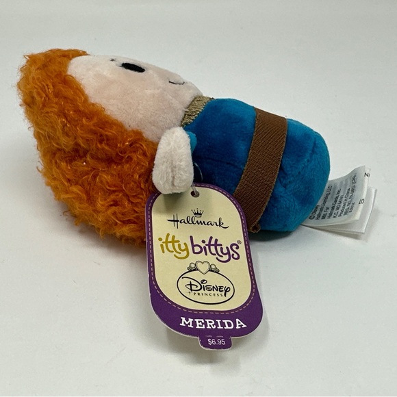 2014 Hallmark Itty Bittys Disney Brave Merida 5" Plush Stuffed Toy with Tag - Picture 2 of 7